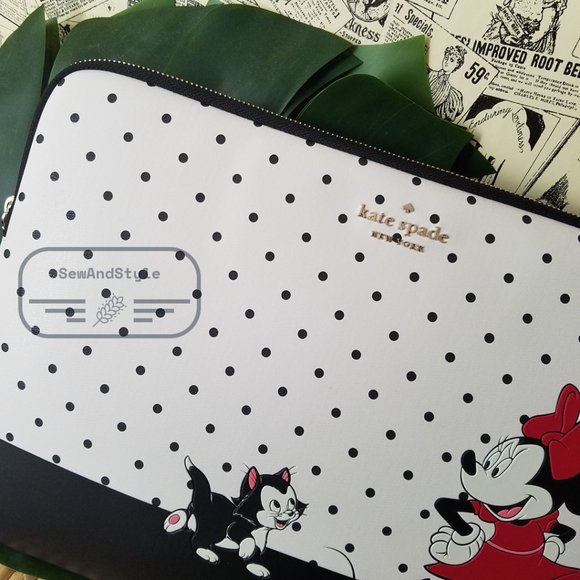 Kate Spade Disney X Kate Spade Minnie Universal Laptop Sleeve Limited Edition - Picture 5 of 11